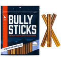 6-Inch Bully Sticks (8Oz./~9-11 Sticks) Healthy, All-Natural, Long-Lasting Dog Chews, Low-Odor, Mixed Thickness
