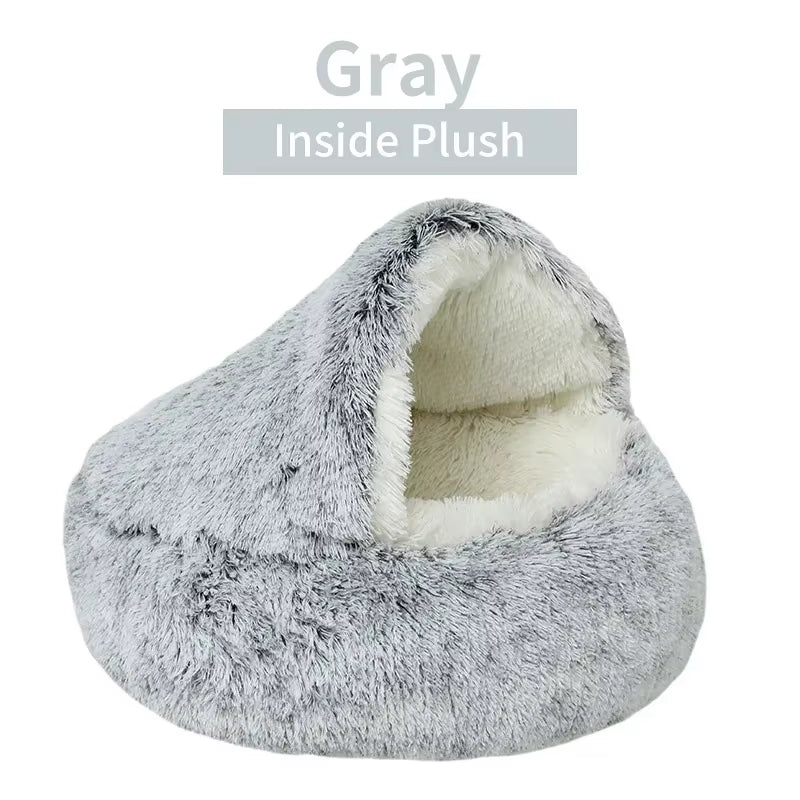Cozy Cat Cloud: The Purr-fect 2-in-1 Snuggle Space for Furry Nappers and Tiny Canine Snoozers!