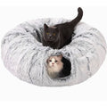 Feline Fort of Snuggles: The Purrfect Plush Playground & Naptime Nook for Couch Surfer Cats!