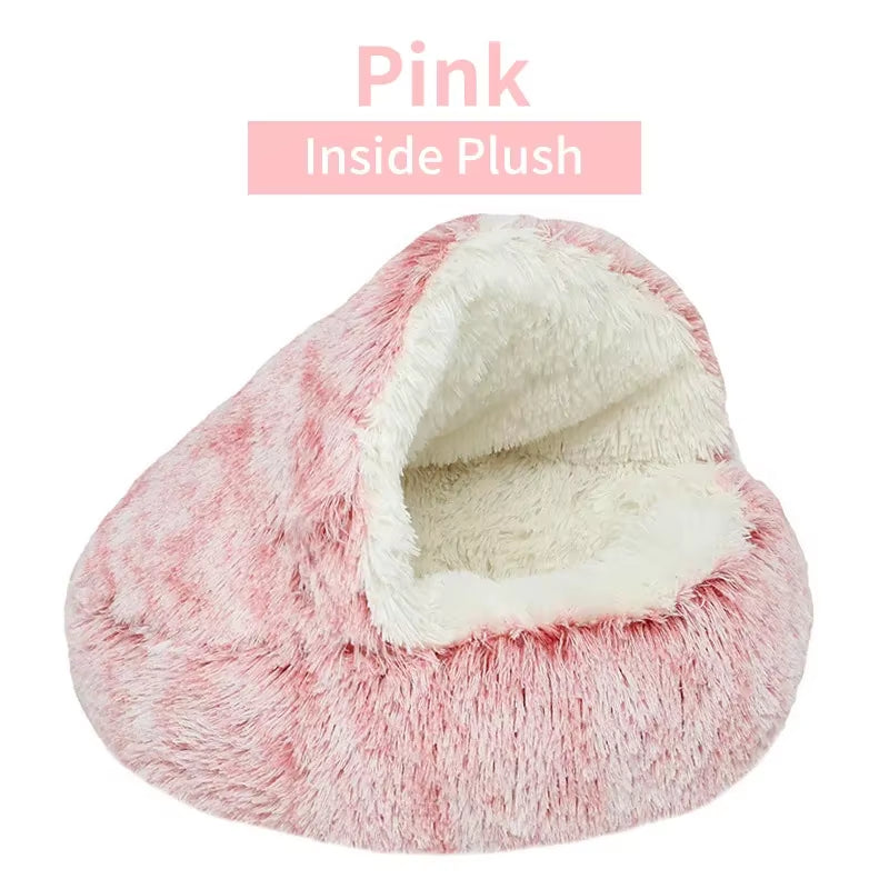 Cozy Cat Cloud: The Purr-fect 2-in-1 Snuggle Space for Furry Nappers and Tiny Canine Snoozers!