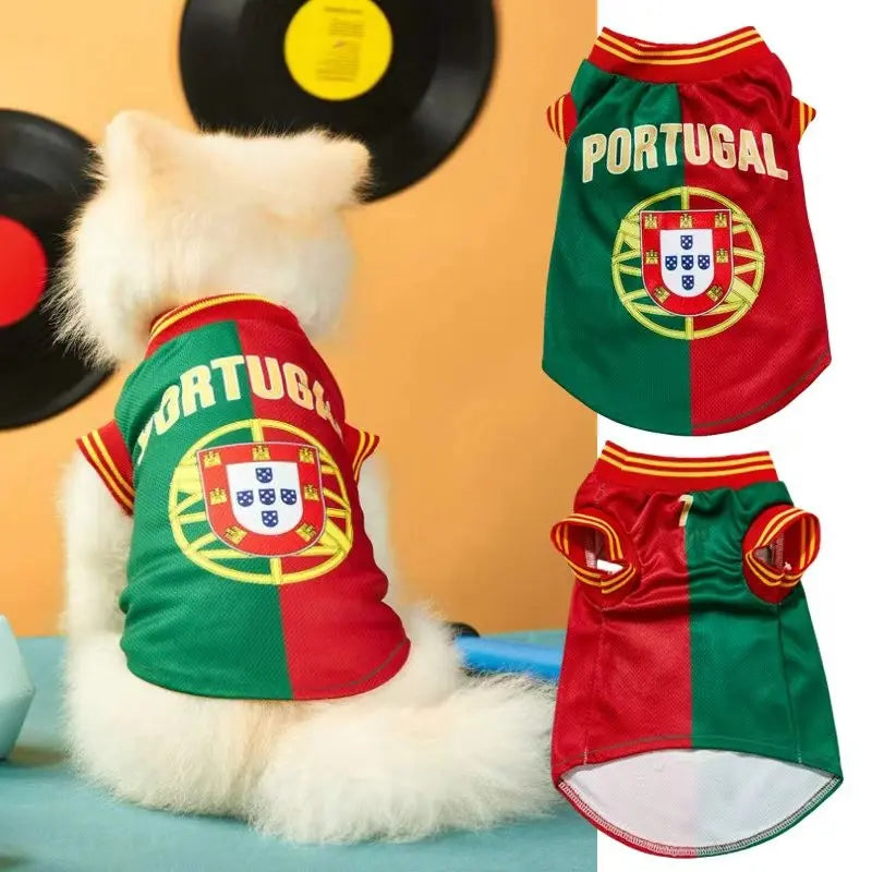 Slam Dunkin' Doggo Duds: The Ultimate Summer Jersey for Pooches Who Think They're NBA Stars!