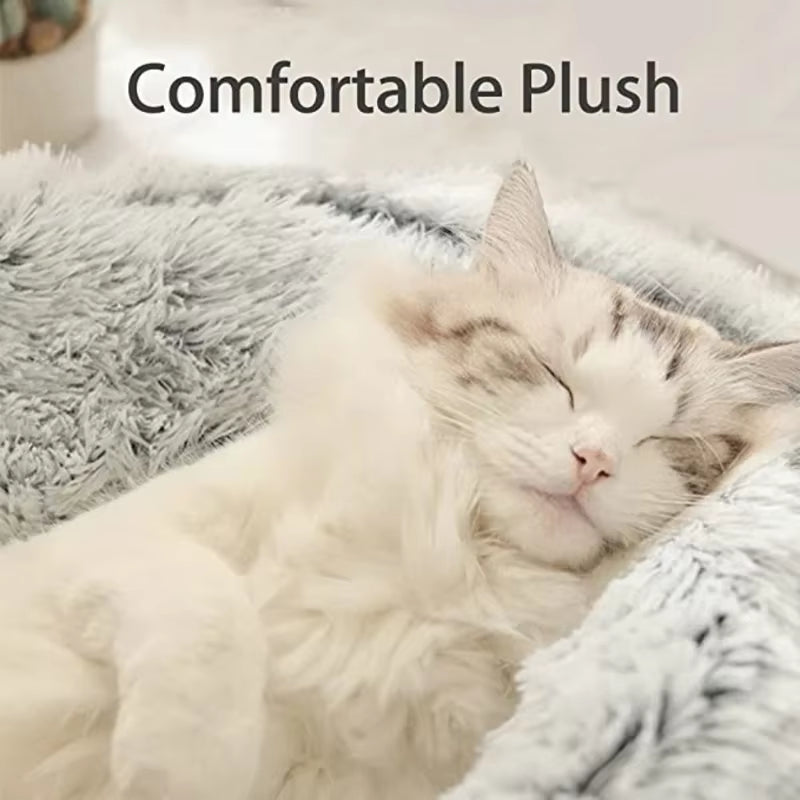 Cozy Cat Cloud: The Purr-fect 2-in-1 Snuggle Space for Furry Nappers and Tiny Canine Snoozers!