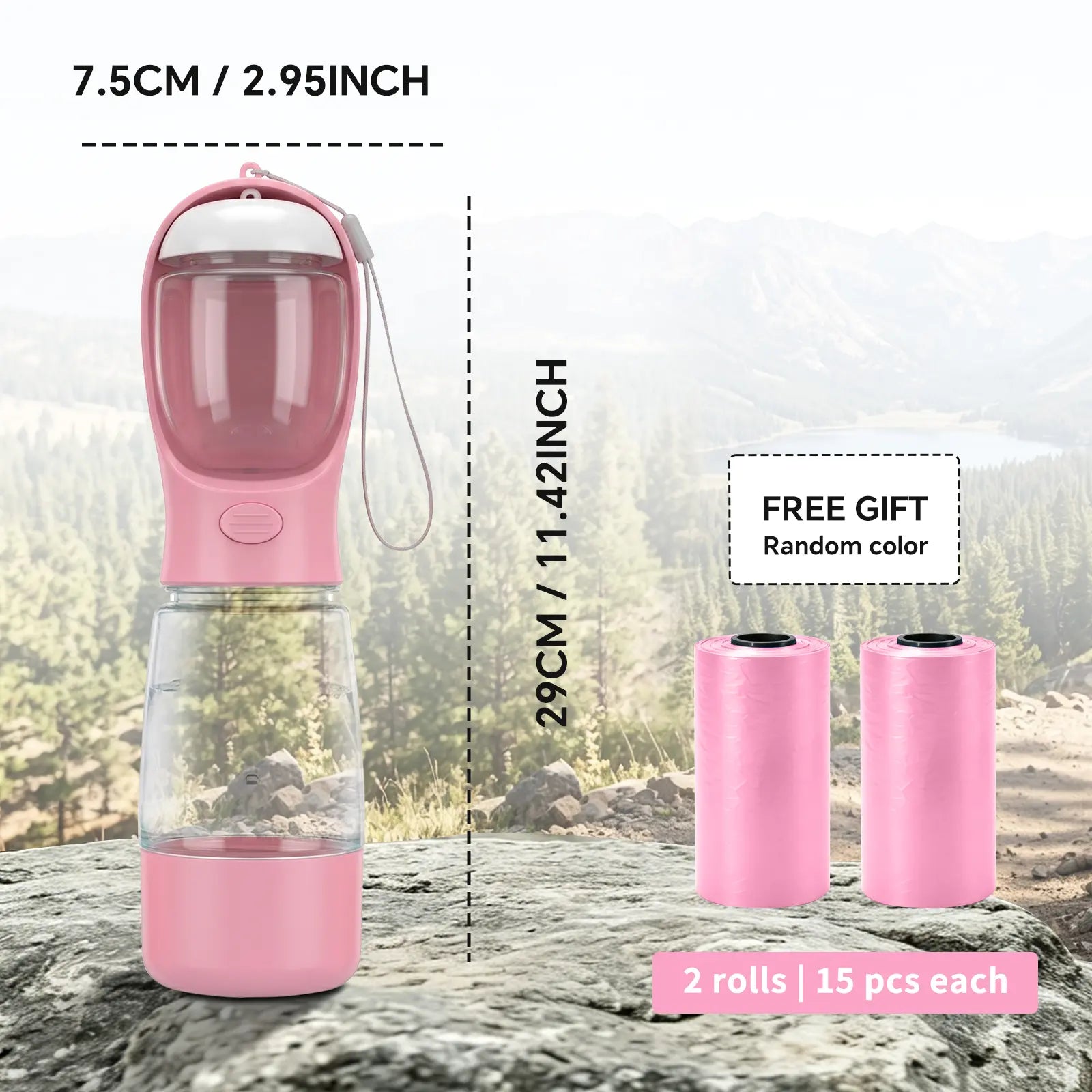 The Ultimate Doggy Hydration Station: Sippy Cup, Snack Shack, and Poop Bag Cannon All in One - Perfect for Adventures with Your Furry Sidekick!