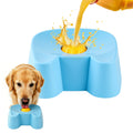 Bowl of Smackdown: The Ultimate Slow Chow Challenge for Pooches – Perfect for Sipping Bone Juice & Yogurt – Anxiety Zapper for Fido (Blue) - Mid-Year Mischief Sale at TikTok’s Playground!