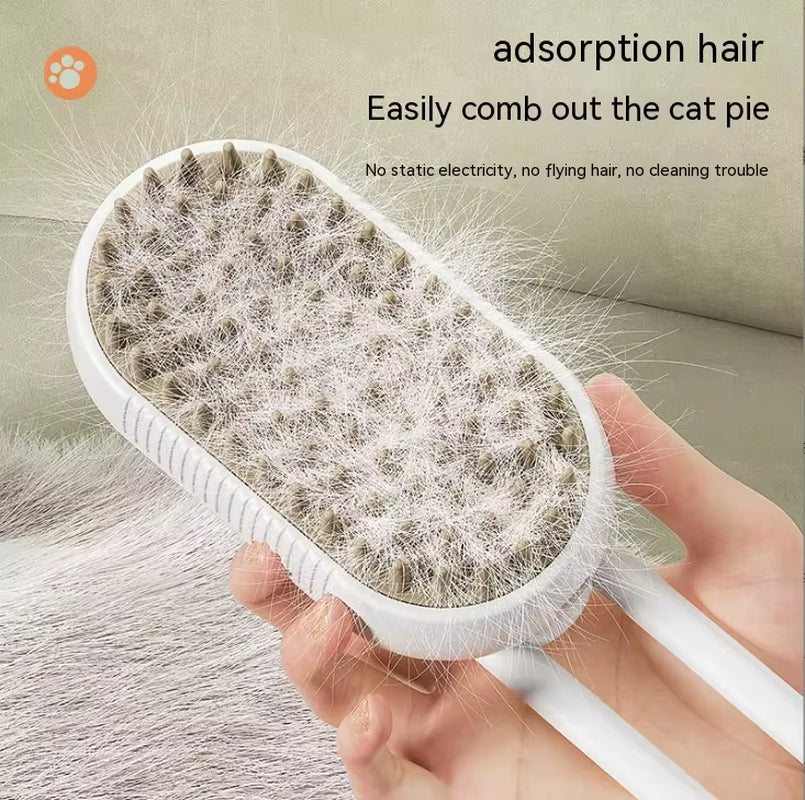 Furry Fury Zapper: The Electric Comb That Sprays Away Your Pet's Drama and Unwanted Fur!
