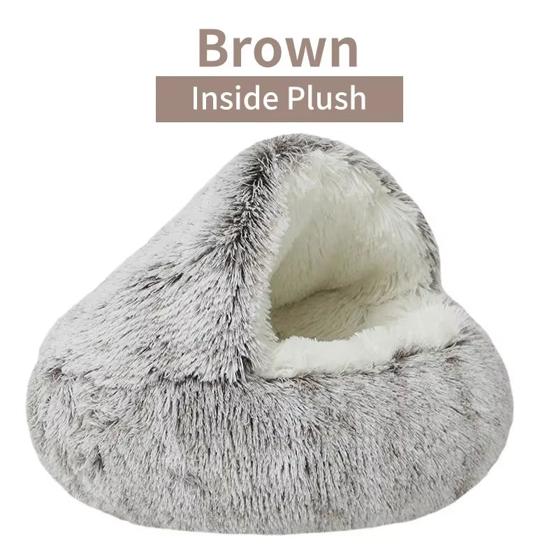Cozy Cat Cloud: The Purr-fect 2-in-1 Snuggle Space for Furry Nappers and Tiny Canine Snoozers!
