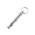 1Pcs Dog Whistle Pet Training Whistle Stainless Steel Silver Portable Adjustable Ultrasonic Cat/Dog Behavior Training Aid Tool