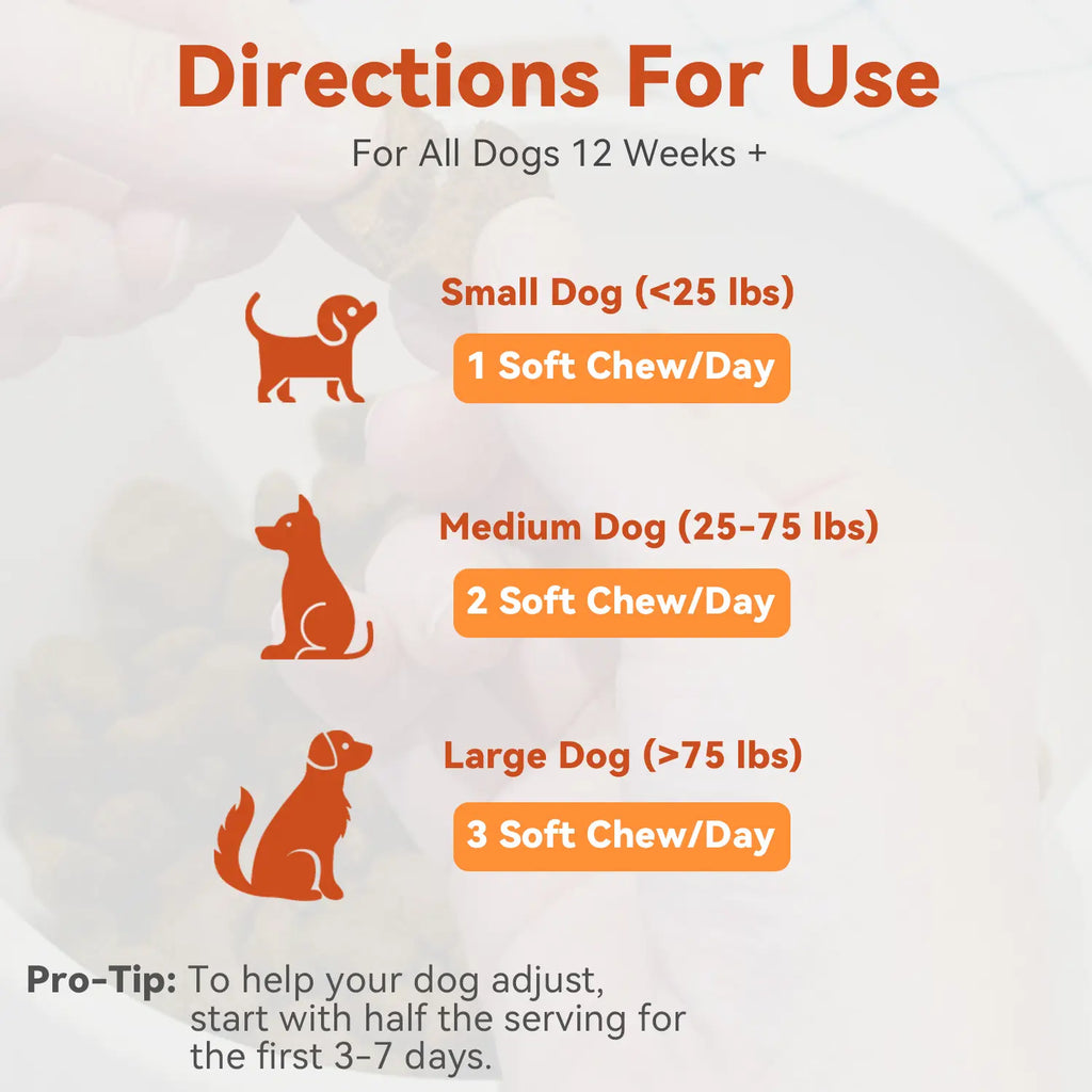 Pooch Power Chews: Tail-Wagging Taurine & Coq10 for Happy, Healthy Hounds!
