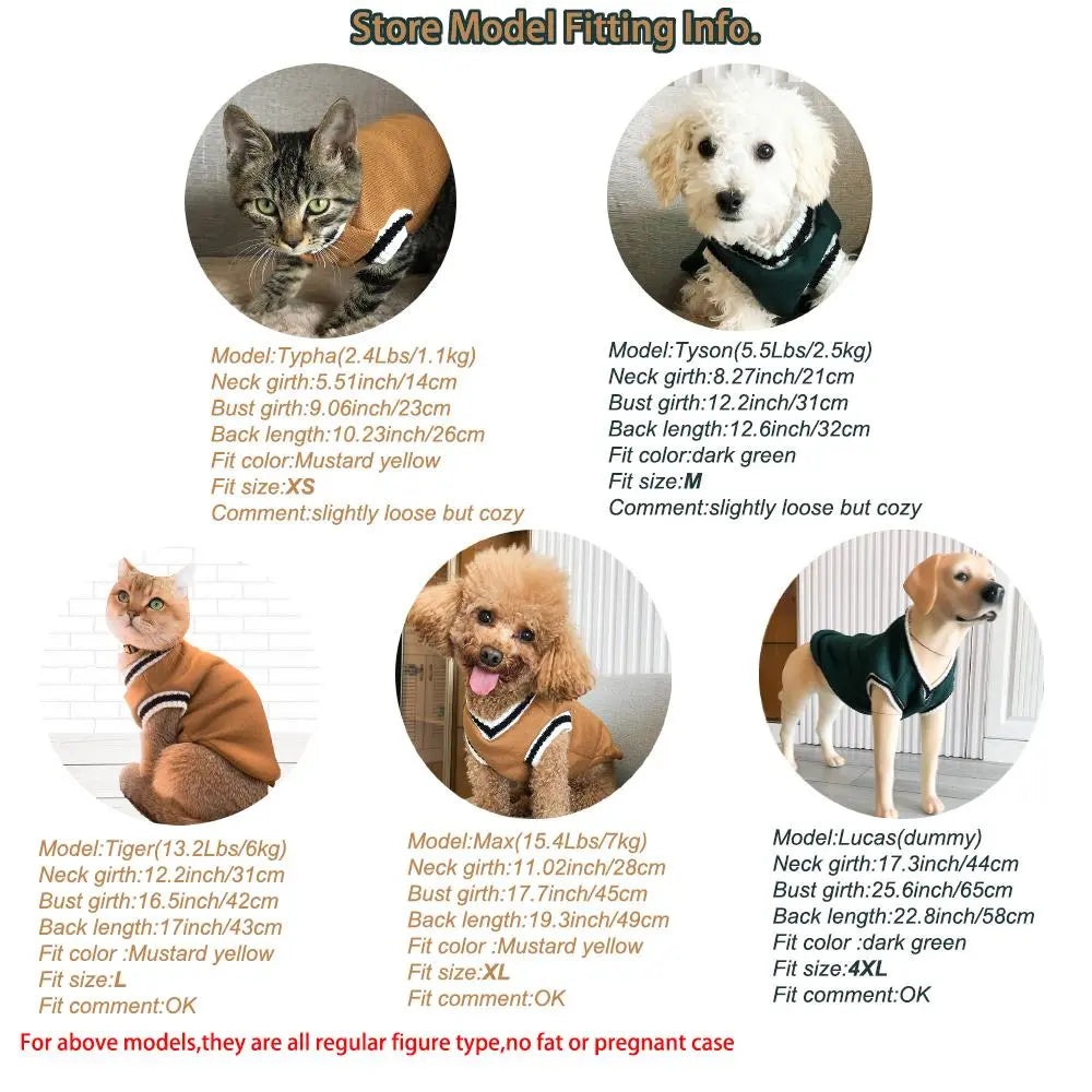 Fashionably Furry: The Striped Snugglinator Sweater for Pooches and Pussycats - Because Even Pets Need to Slay Winter in Style!