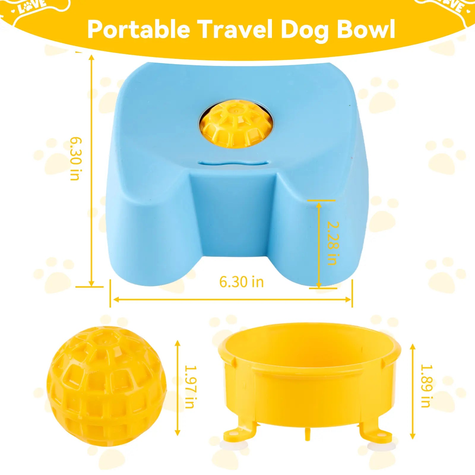 Bowl of Smackdown: The Ultimate Slow Chow Challenge for Pooches – Perfect for Sipping Bone Juice & Yogurt – Anxiety Zapper for Fido (Blue) - Mid-Year Mischief Sale at TikTok’s Playground!