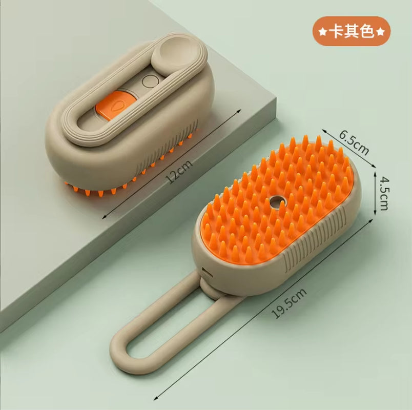 Furry Fury Zapper: The Electric Comb That Sprays Away Your Pet's Drama and Unwanted Fur!