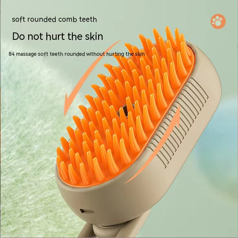 Furry Fury Zapper: The Electric Comb That Sprays Away Your Pet's Drama and Unwanted Fur!