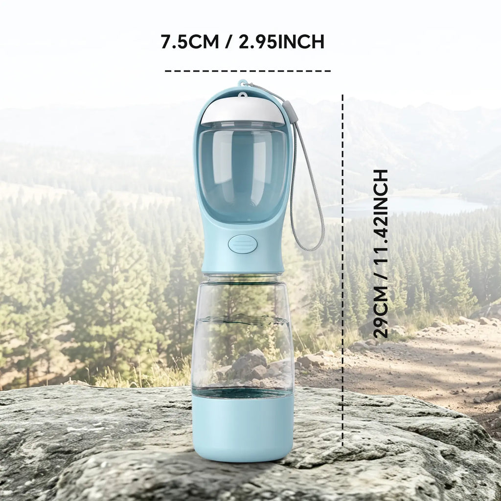 The Ultimate Doggy Hydration Station: Sippy Cup, Snack Shack, and Poop Bag Cannon All in One - Perfect for Adventures with Your Furry Sidekick!