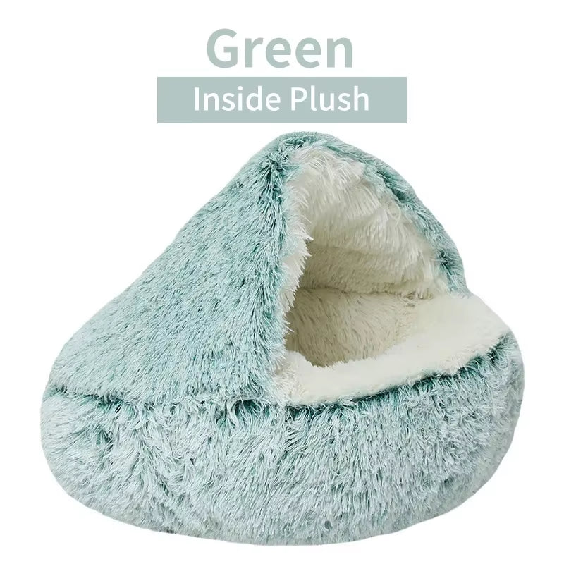 Cozy Cat Cloud: The Purr-fect 2-in-1 Snuggle Space for Furry Nappers and Tiny Canine Snoozers!