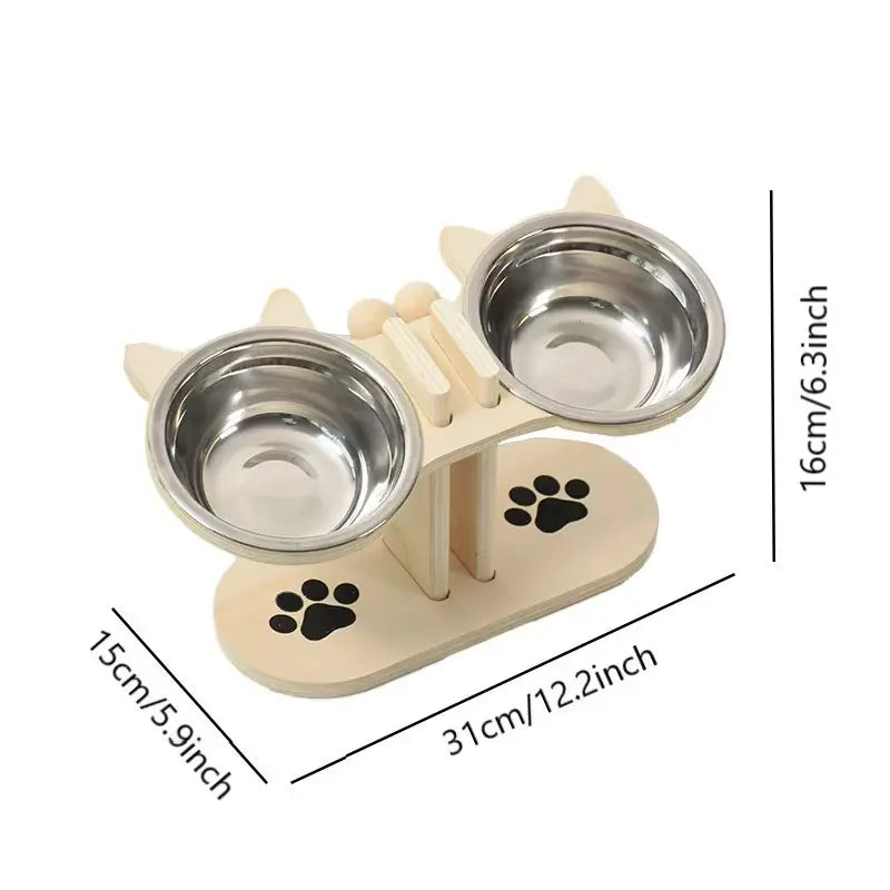 Cat's Gourmet Dining Experience: The Posh Paws Buffet Station for Feline Foodies - Now with Extra Stands for Your Royal Highnesses!